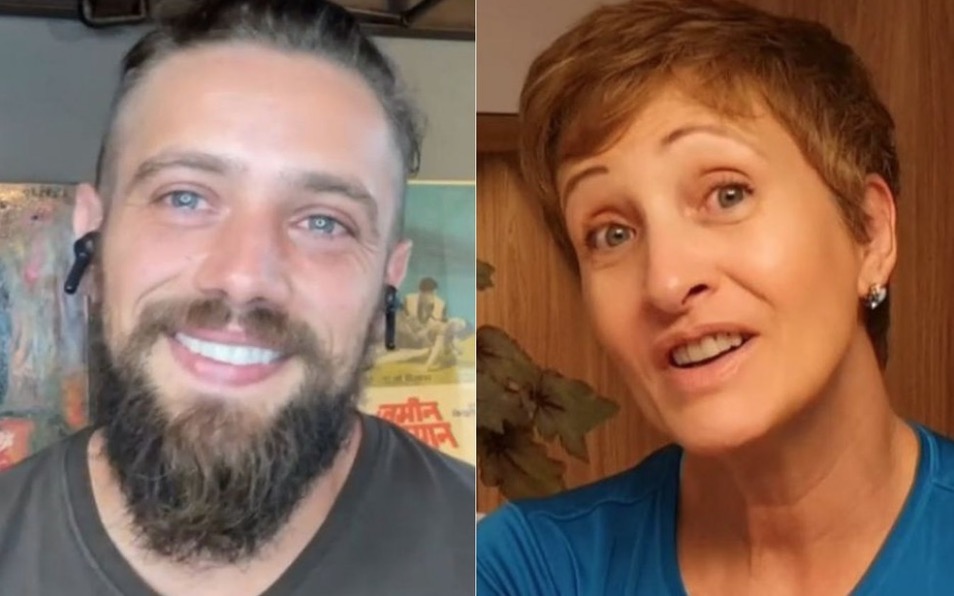 Rafael Cardoso chora e agradece sogra, Sônia Bridi, por salvar sua vida