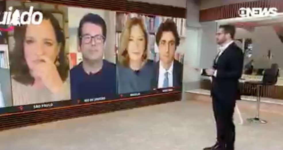 Jornalista da GloboNews fuma ao vivo; veja gafe