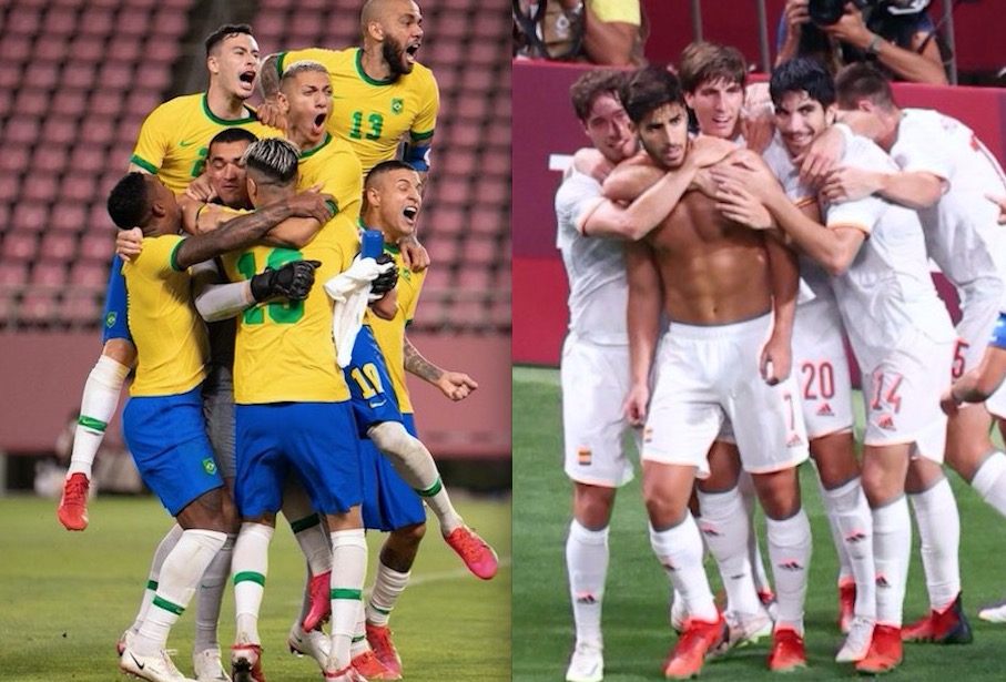 Brasil enfrenta Espanha na final das Olimpíadas de Tóquio no sábado