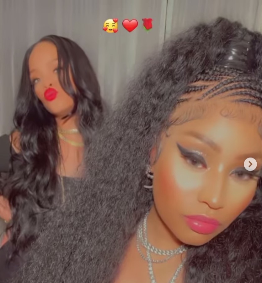 Nicki Minaj posta foto rara do filho em encontro com Rihanna e fãs piram