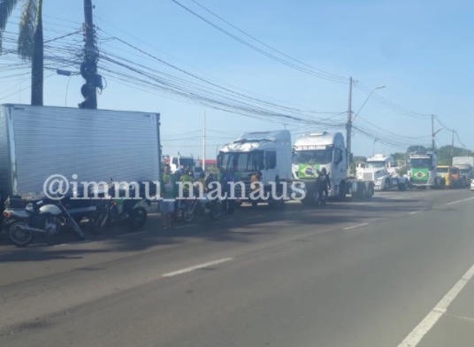 Manaus tem carreata em ato pró-Bolsonaro; Veja vídeo