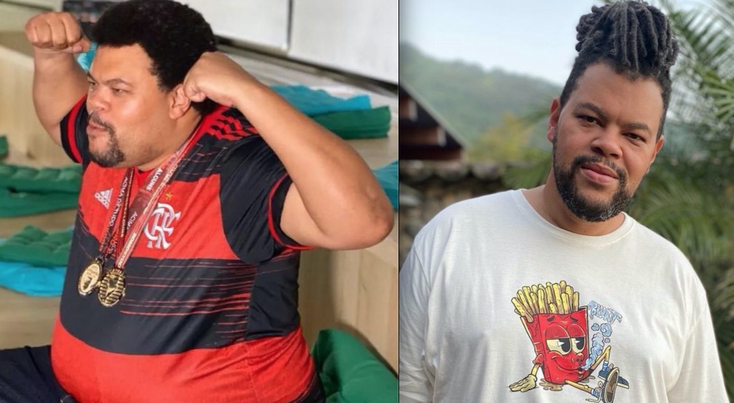 O antes e depois de Babu: ator perde 20kg após reeducação alimentar