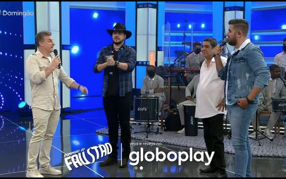 Globo comete gafe e exibe ‘Domingão do Faustão’ no programa de Luciano Huck