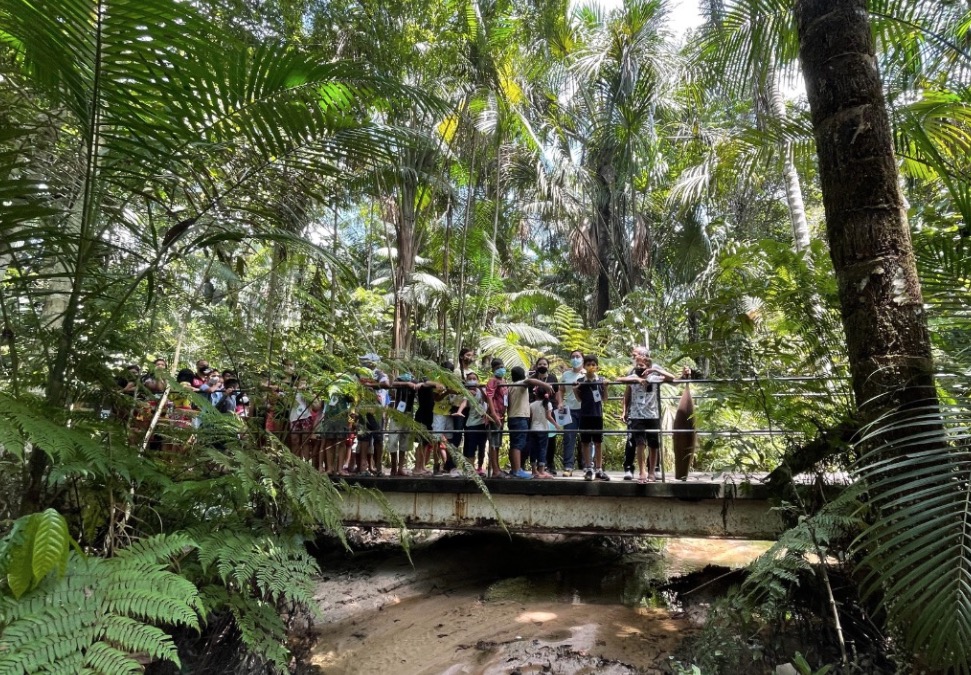 Programação ambiental foi destaque no Dia das Crianças em Manaus