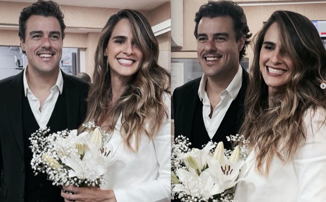 Joaquim Lopes e Marcella Fogaça se casam no RJ; Veja fotos
