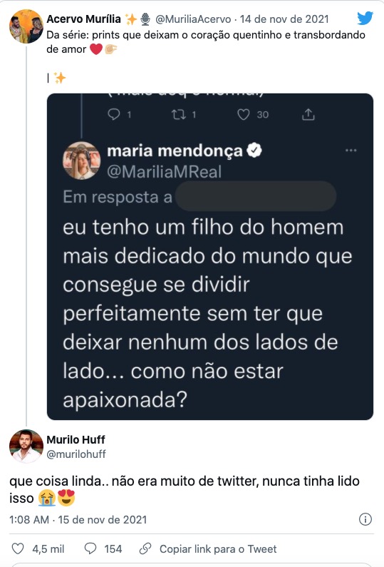 Murilo Huff se emociona ao ler antiga declaração de Marília Mendonça 
