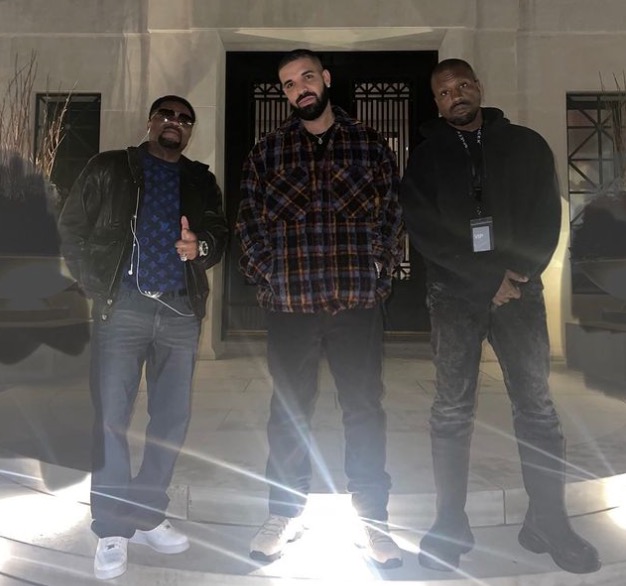 Fim da rixa? Kanye West e Drake aparecem juntos em festa no Canadá
