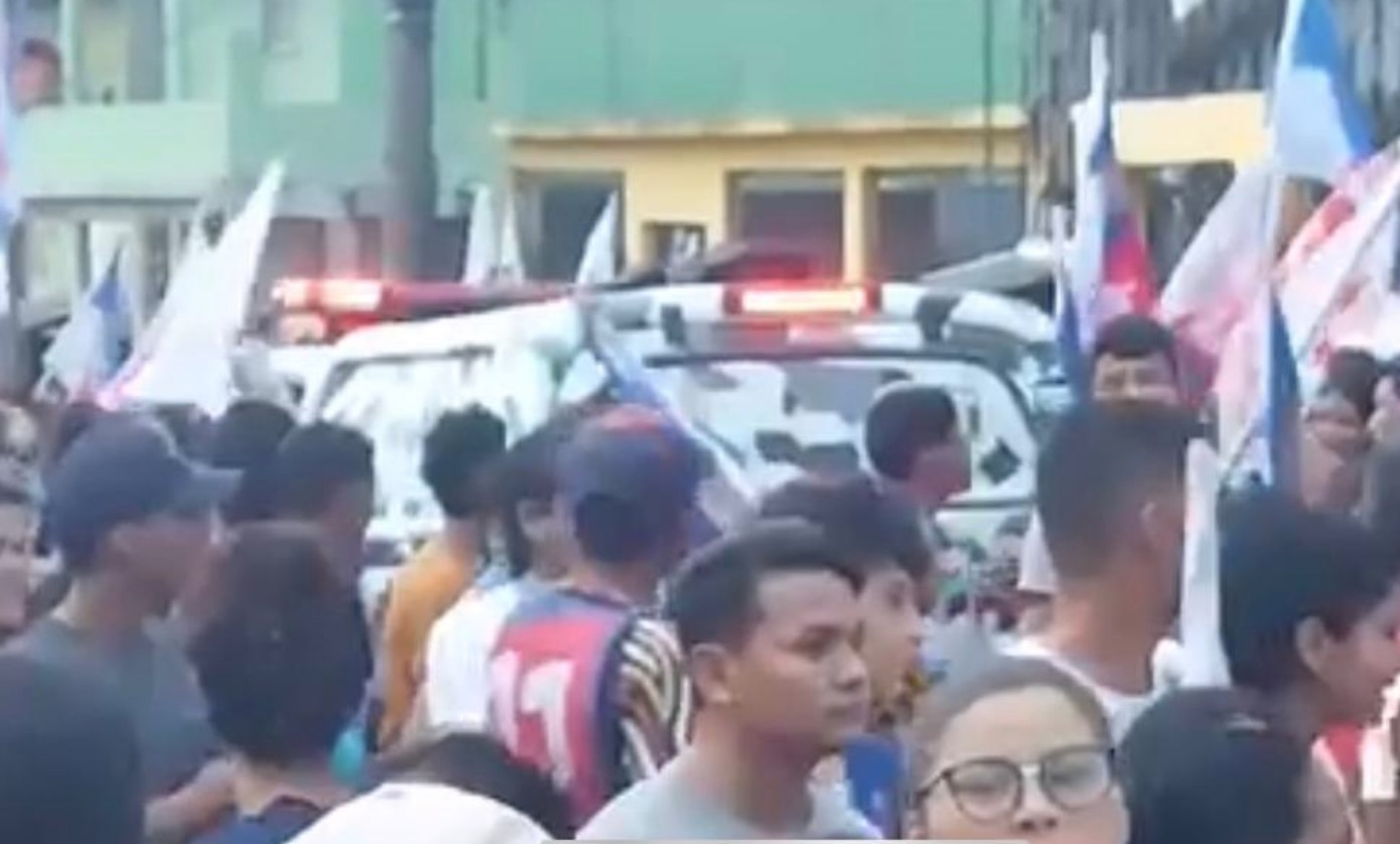 Viatura avança contra passeata de Keitton em Coari