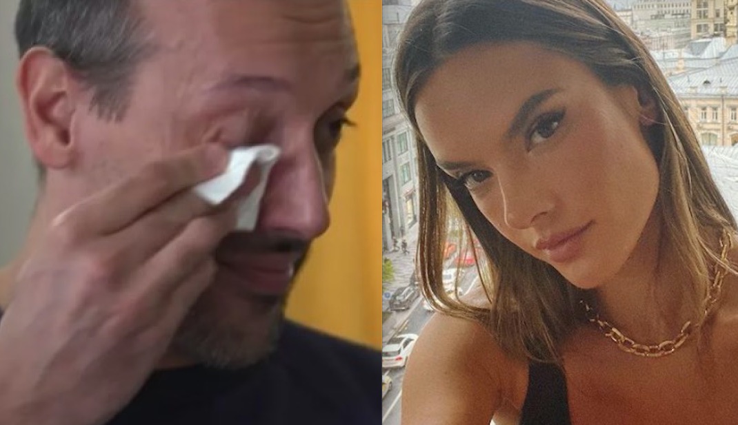 Italiano chora ao descobrir que não estava namorando Alessandra Ambrósio