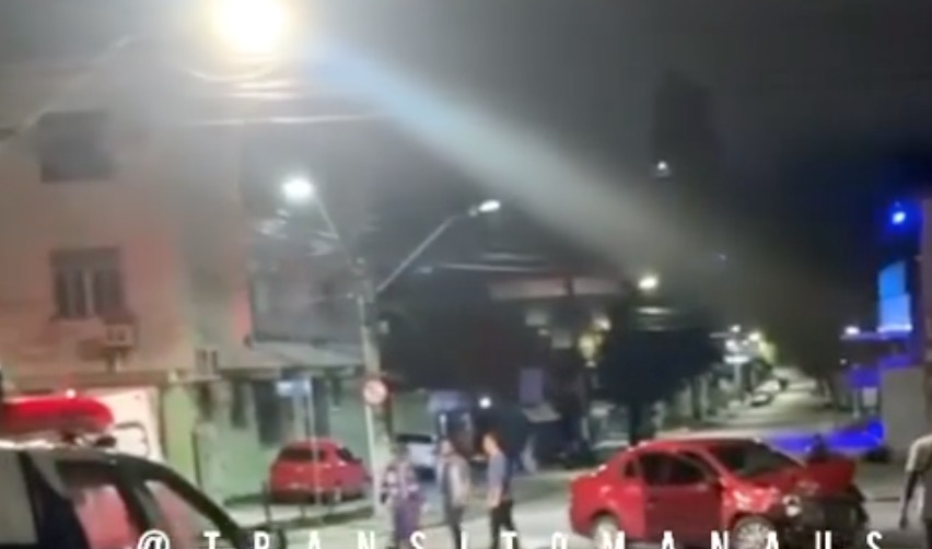 Internautas veem visagem em vídeo de acidente em Manaus