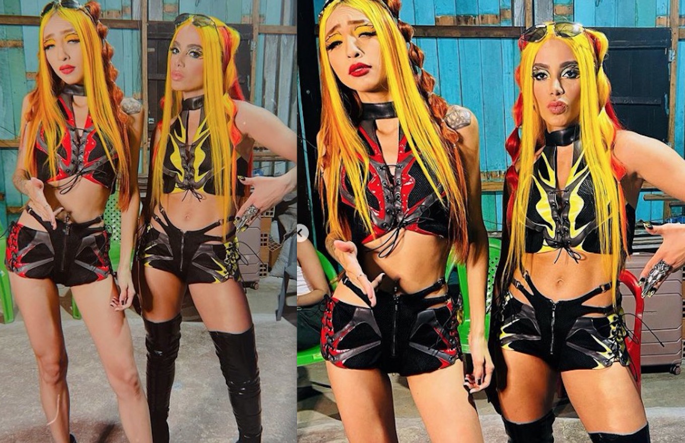 Anitta surge caracterizada de Ruivinha de Marte em Belém; Veja  