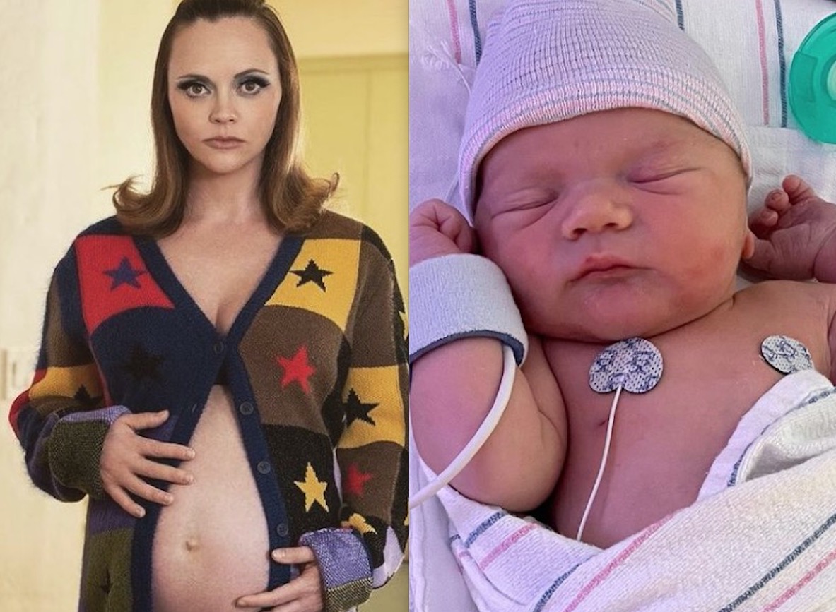 Nasce Cleopatra, filha da atriz Christina Ricci e Mark Hampton