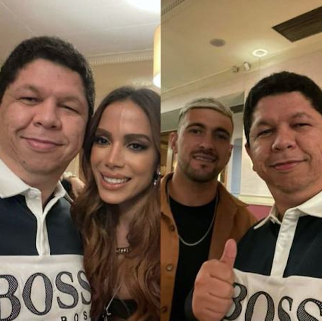 Novo casal? Anitta e Arrascaeta são vistos juntos em restaurante 