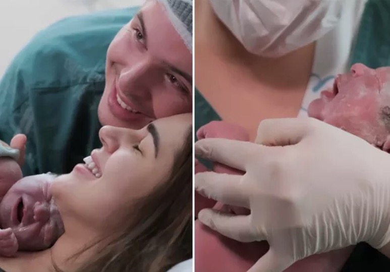 Vivian Amorim mostra rostinho da filha em vídeo emocionante 