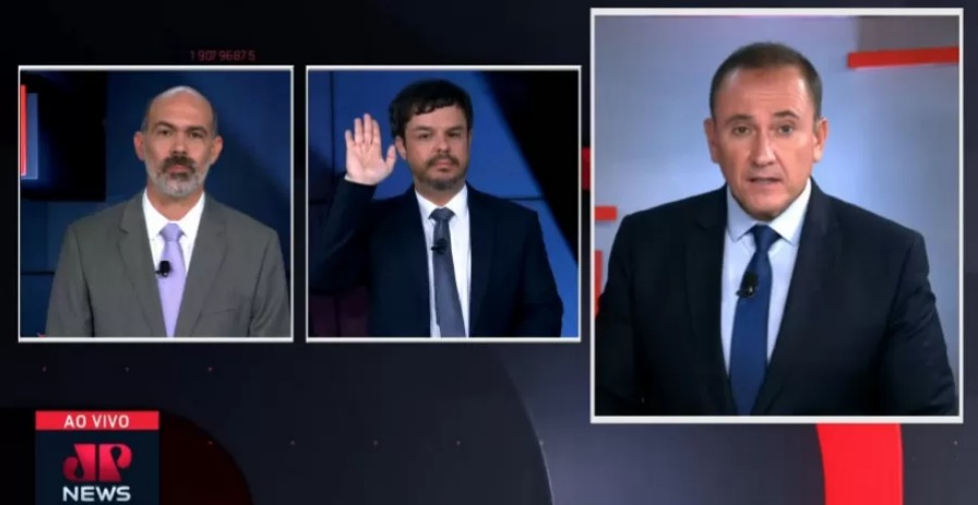 Ex-BBB Adrilles faz suposta saudação nazista na Jovem Pan