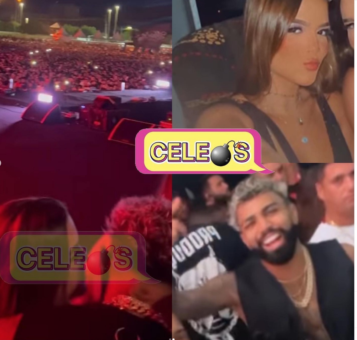 Mel Maia é flagrada em clima de intimidade com Gabigol em festa