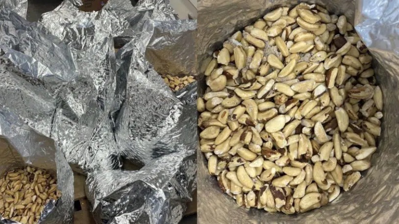 Receita Federal apreende castanha com maconha em aeroporto de Manaus 