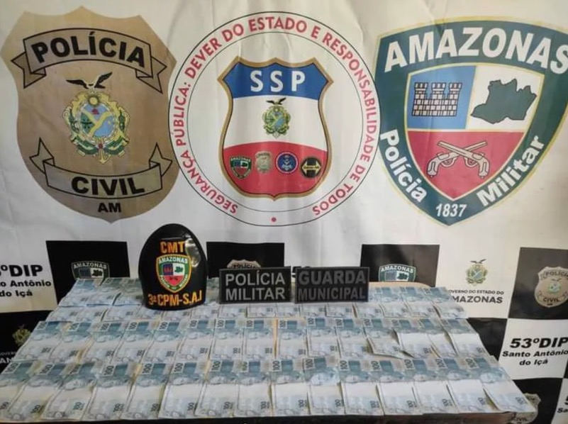 PM apreende R$ 5,1 mil em notas falsas em casa no interior do Amazonas 