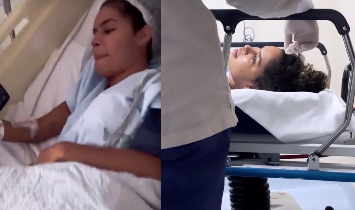 Sthe Matos recebe alta após sangramento no cérebro