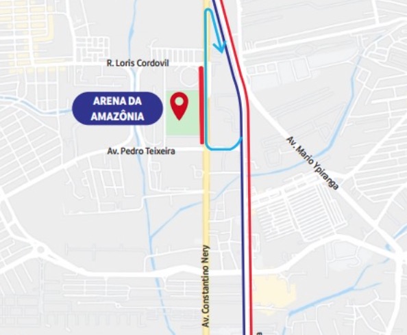 Trânsito sofrerá alterações para jogo entre Vasco e Guarani nesta quinta 