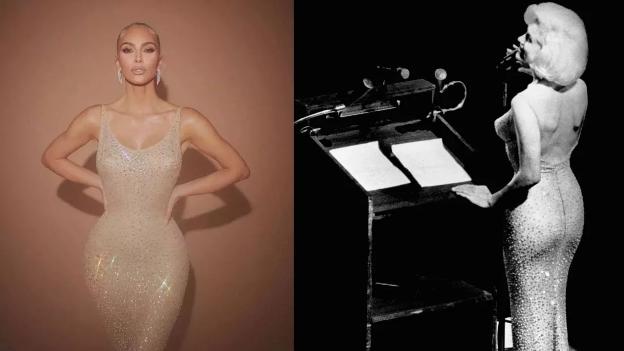 Kim Kardashian nega a acusação de ter danificado vestido de Marilyn Monroe