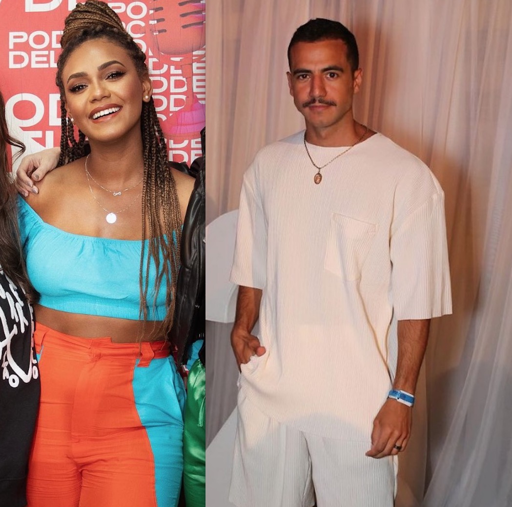 Ex-bbbs Jessilane e Matheus Lisboa trocam beijos em festa de Simaria 
