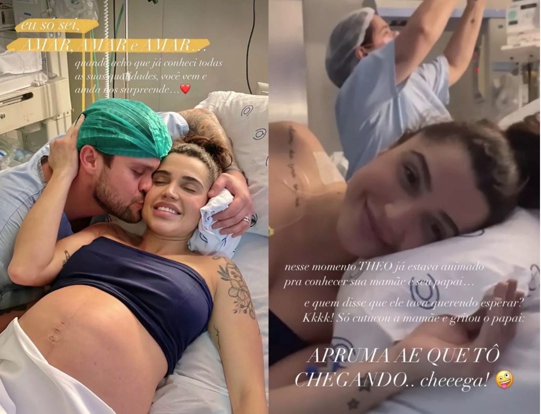 Nasce filho dos ex-bbbs Paula Amorim e Breno Simões 