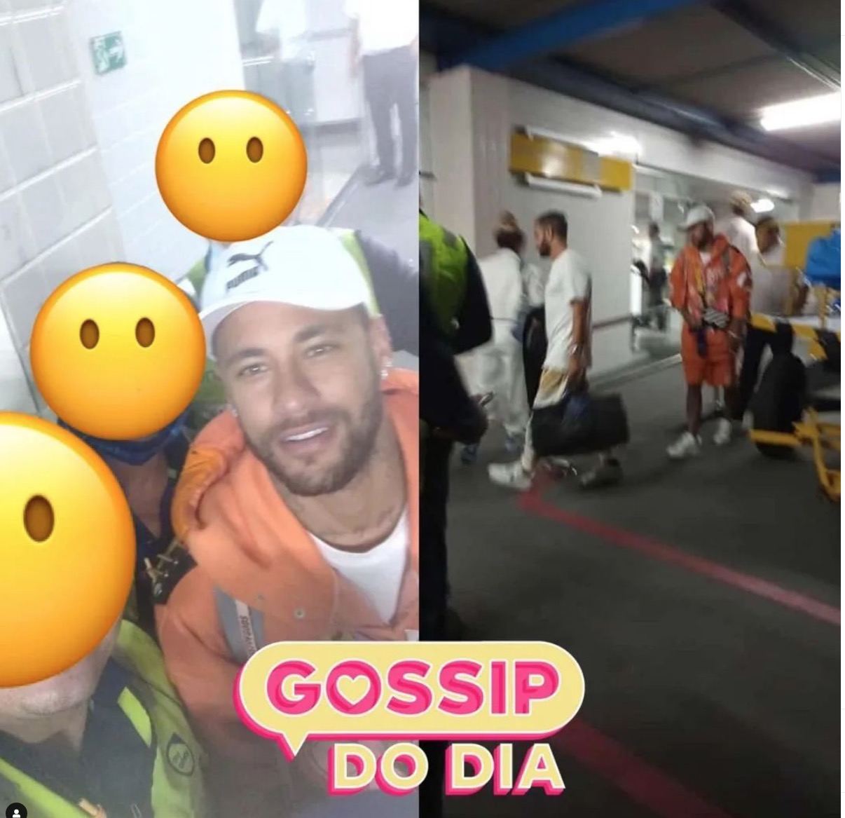 Imagens mostram Neymar chegando em aeroporto após pouso forçado em Roraima