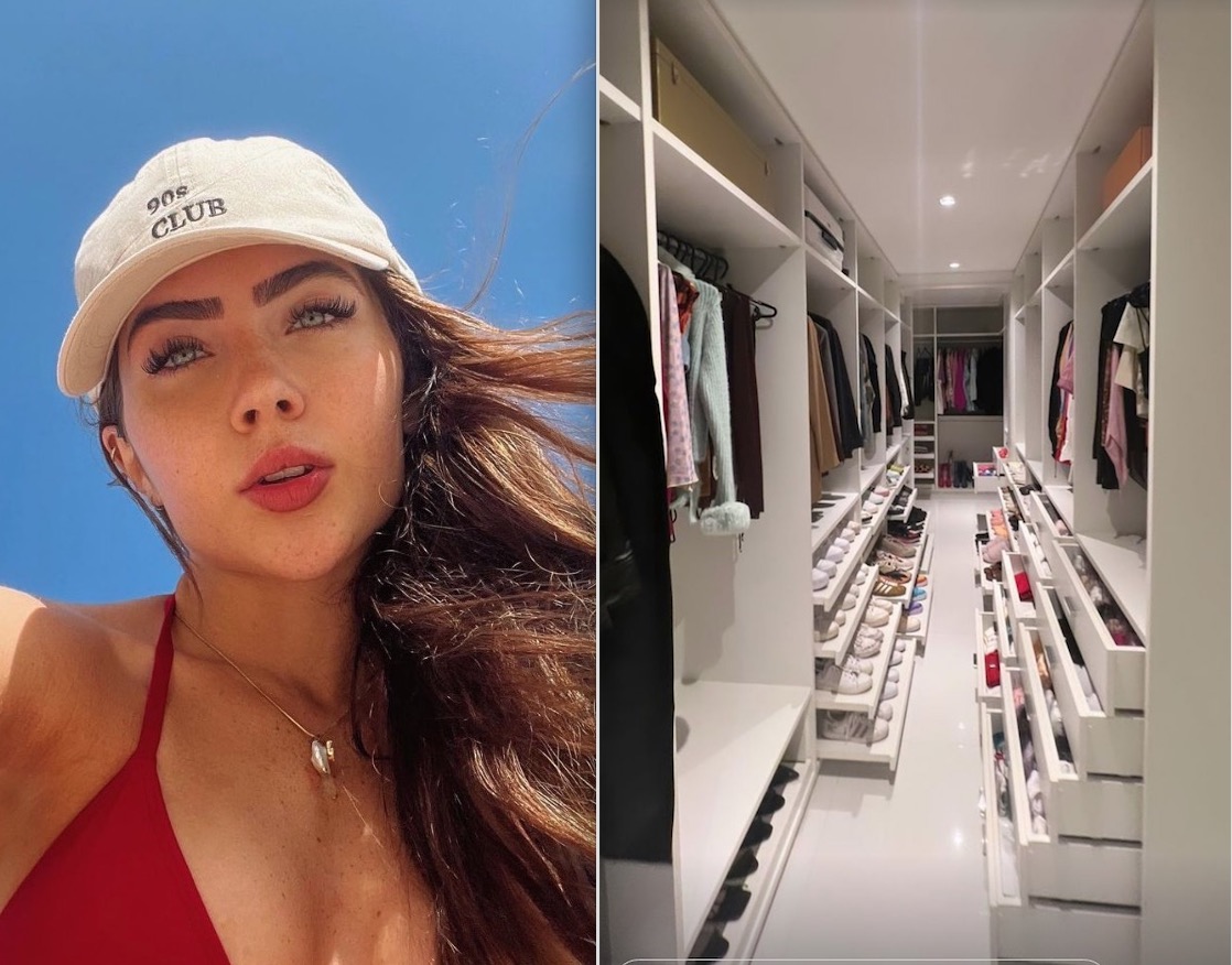 Jade Picon mostra closet gigante com peças de luxo em nova mansão