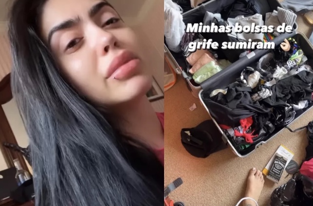 MC Mirella acusa companhia aérea de roubar bolsas de grife de mais de R$ 50 mil