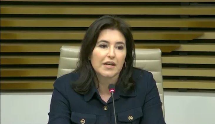 Simone Tebet confirma que terá chapa feminina na eleição à Presidência