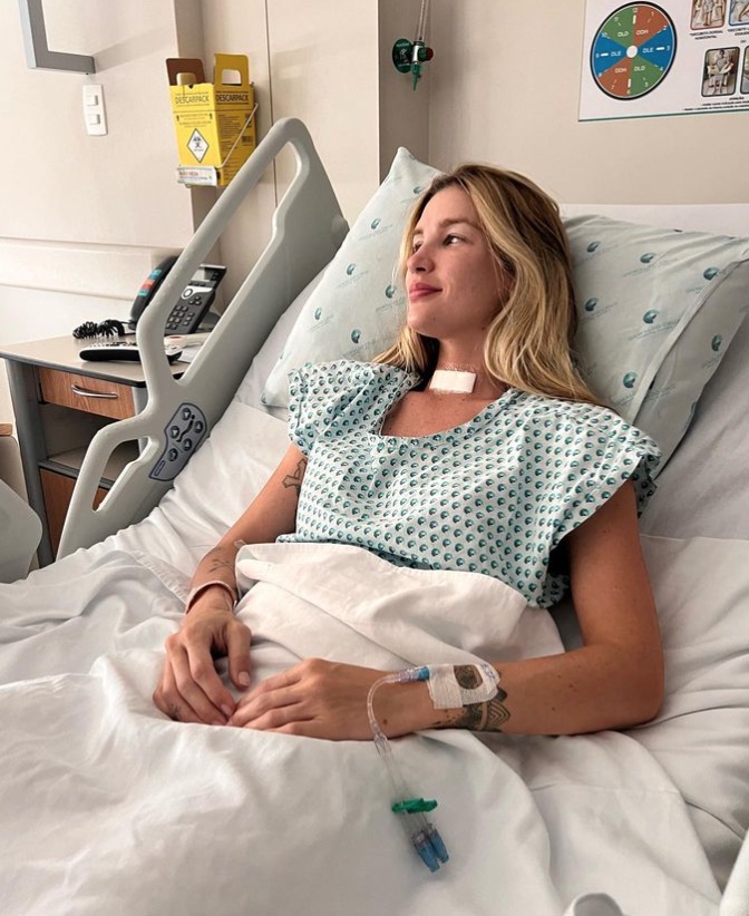 Ex-BBB Aline Gotschalg descobre câncer na tireoide e faz relato emocionante