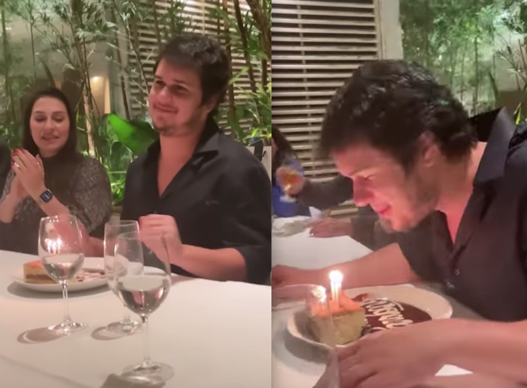 Boninho surpreende ao publicar clique raro do filho de 27 anos