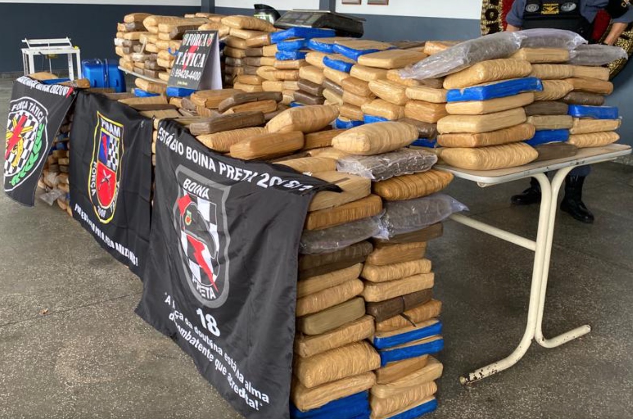 Mais de uma tonelada de droga é apreendida em apartamento de Manaus