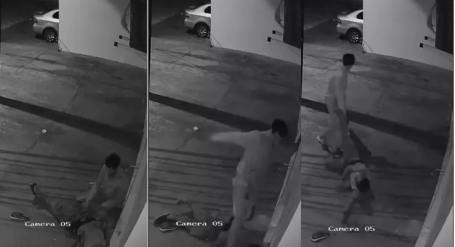 Morador de rua é estuprado e morto no meio da rua; vídeo