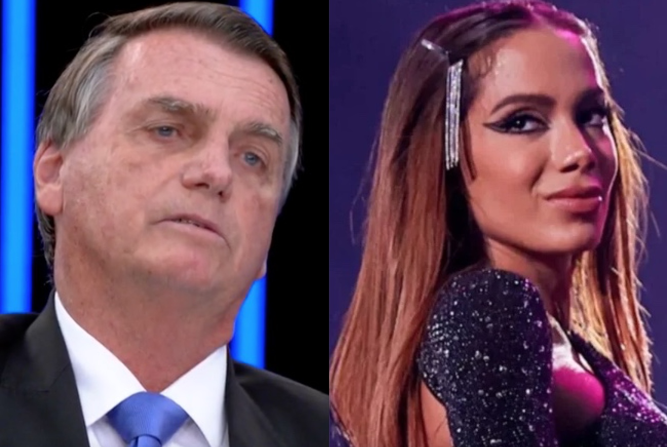 Anitta debocha de Bolsonaro após ‘cola’ na mão e presidente responde 