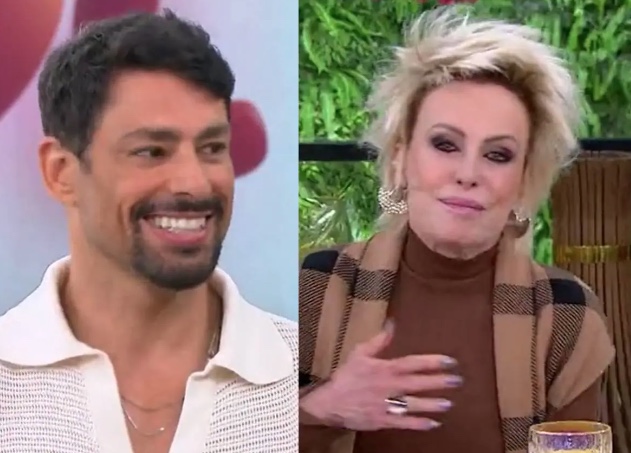 Ana Maria fala de sexo com Cauã Reymond e deixa ator sem graça 