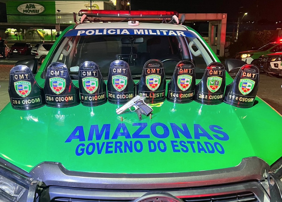Pistoleiro é baleado durante troca de tiros com a polícia em Manaus
