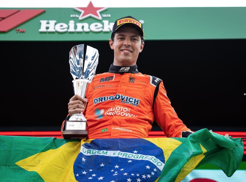 Felipe Drugovich é o primeiro brasileiro campeão na história da F2