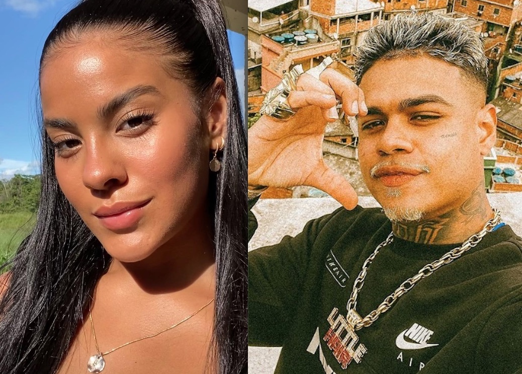 Bella Campos, a Muda de Pantanal, é vista aos beijos com MC Cabelinho