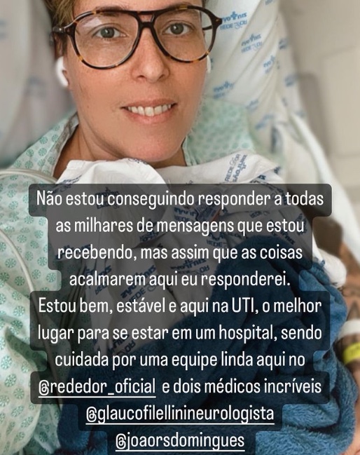 Ex-MasterChef é internada na UTI com problema neurológico