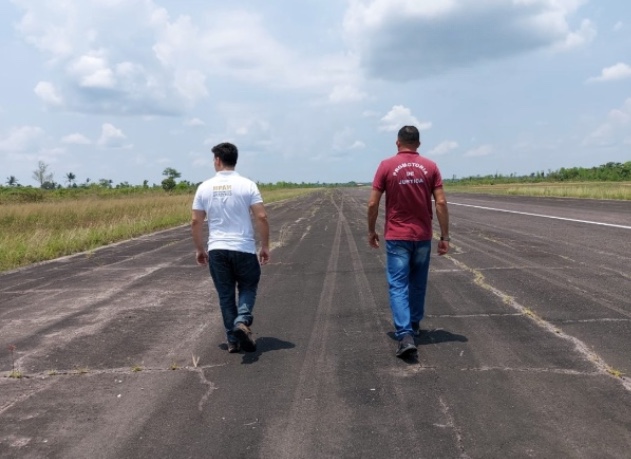 MP fiscaliza reparos em aeroporto com voos suspensos pela Anac no Amazonas
