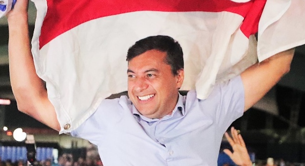 Em campanha, Wilson Lima critica 'políticos lobos em pele de cordeiro'