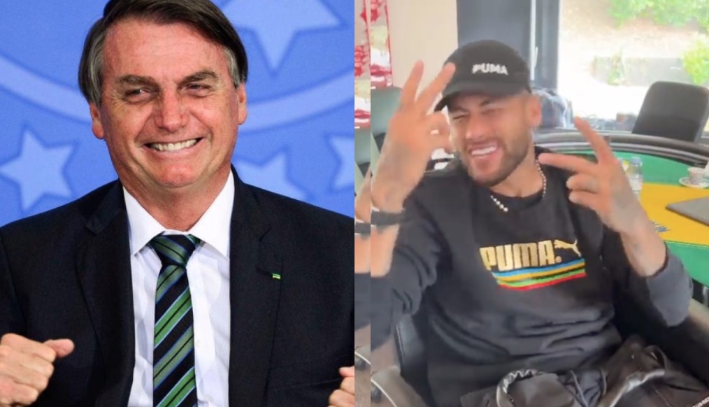 Bolsonaro destaca apoio de Neymar em propaganda eleitoral