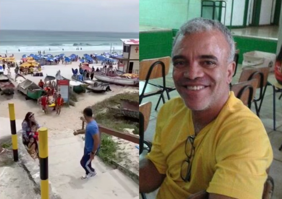 Professor morre após quebrar pescoço durante mergulho em praia