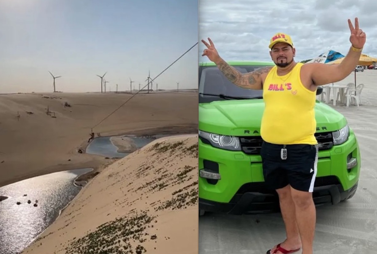 Turista morre ao cair de tirolesa em Canoa Quebrada