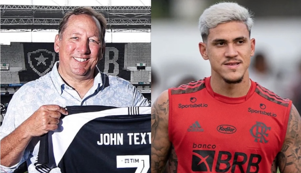 John Textor, ‘dono’ do Botafogo, tentou tirar Pedro do Flamengo