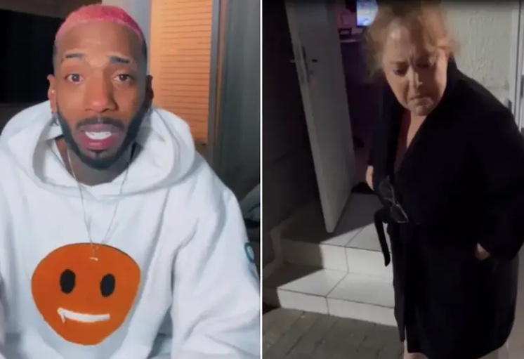 Humorista Eddy Junior sofre ataques racistas de vizinha ao tentar usar elevador e expõe vídeo chocante 