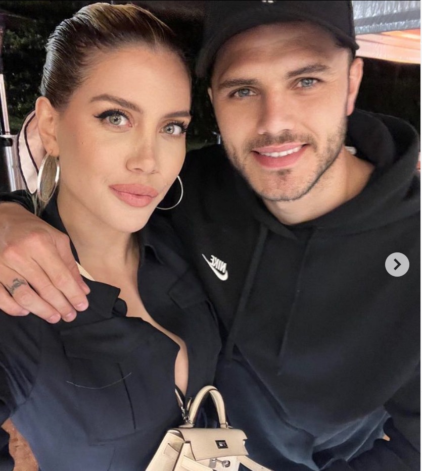 Mauro Icardi viaja atrás da ex-mulher após vê-la beijando rapper em clipe