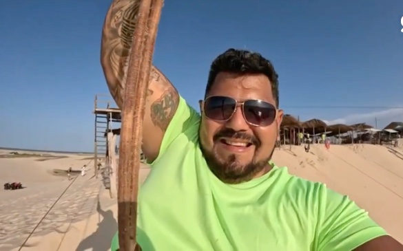 Turista filmou a própria morte em tirolesa em Canoa Quebrada; veja vídeo